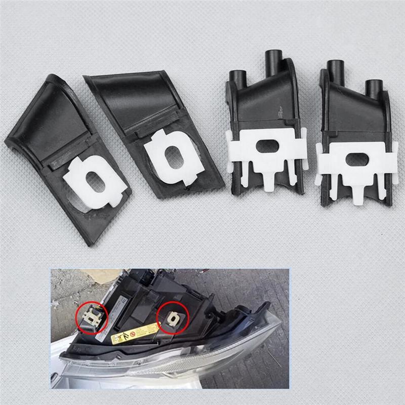 Authentic 1Pair Car Front Headlight Bracket Repair Kits For BMW X1 E84 2010-2015 E90 2004-2012 Headlight Housing Holder Parts Ac