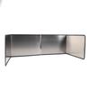 4 Sided Oil Splatter Guard Stainless Steel Heat Insulation Splashing Proof Screen for Kitchen
