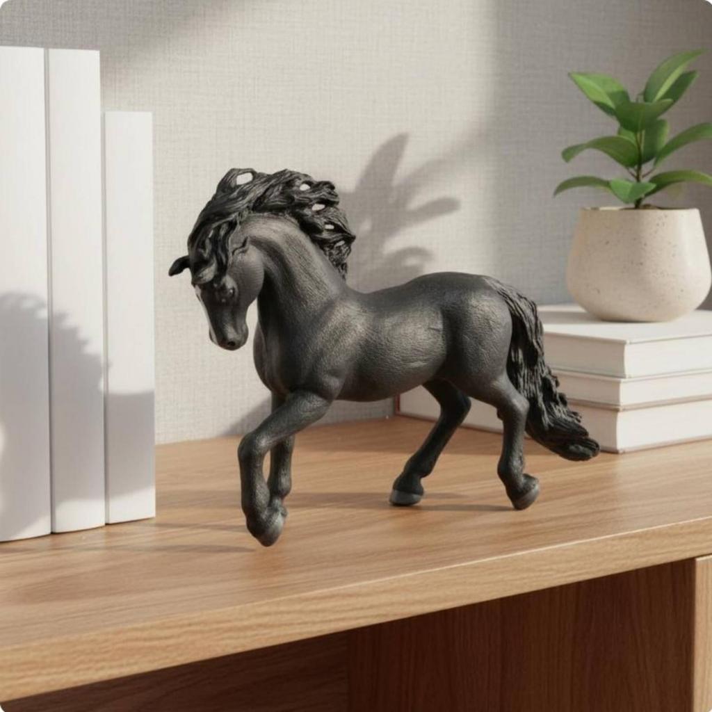 Mare Figurine Horse Model Statue Toy Realistic Details And HandPainted PVC Finish Breed