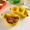 Practical Ceramic Fruit Shape Appetizer Plate Heat Resistant Ceramic Texture Suitable for Home Kitchens and Party Use