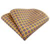 2025 Men's Versatile Floral Solid Color Polyester Pocket Square