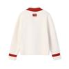Fila CNY Fashionable Personality Trendy Classic Retro Casual Versatile Comfortable Warm Loose Knit Cardigan Blush Sweater Women Sweater F11W619417FWT