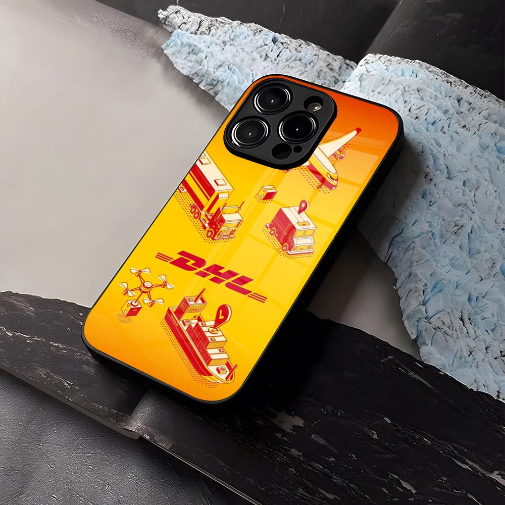 

DHL Express Phone Case Tempered Glass For IPhone 16 13 14 12 15 11 Pro Max Plus Mini X XR SE2020 Coque iPhone 14 Pro Max