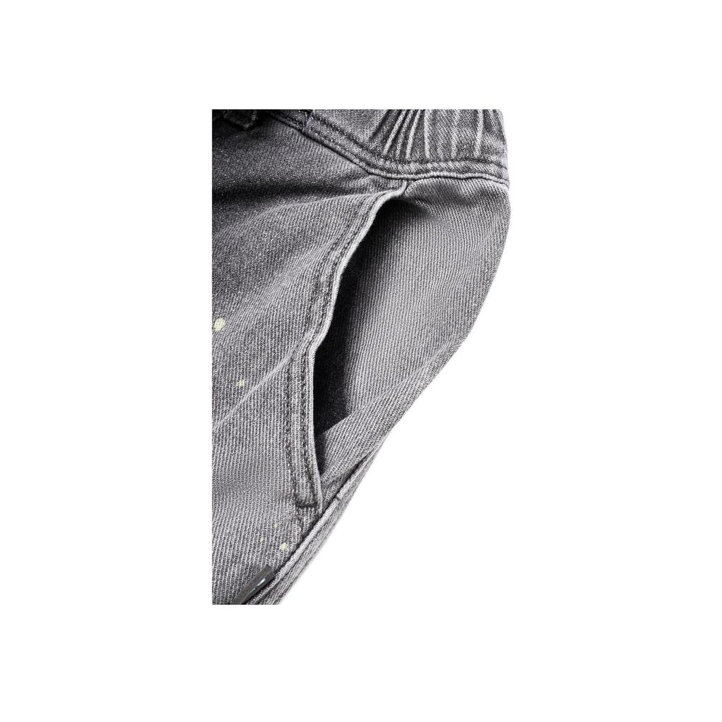 Li Ning Badfive Ripped Loose Straight Comfortable Casual Pants Men Bottoms Slate-Gray AKXU017-1