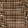 Papas made in Japan Chuck Pattern Short sleeve Cotton shirt L Brown Men's Used