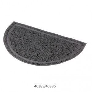 Tapis pour bac à litière - Trixie - PVC - Anti-dérapant - Pour chats sensibles - Gris