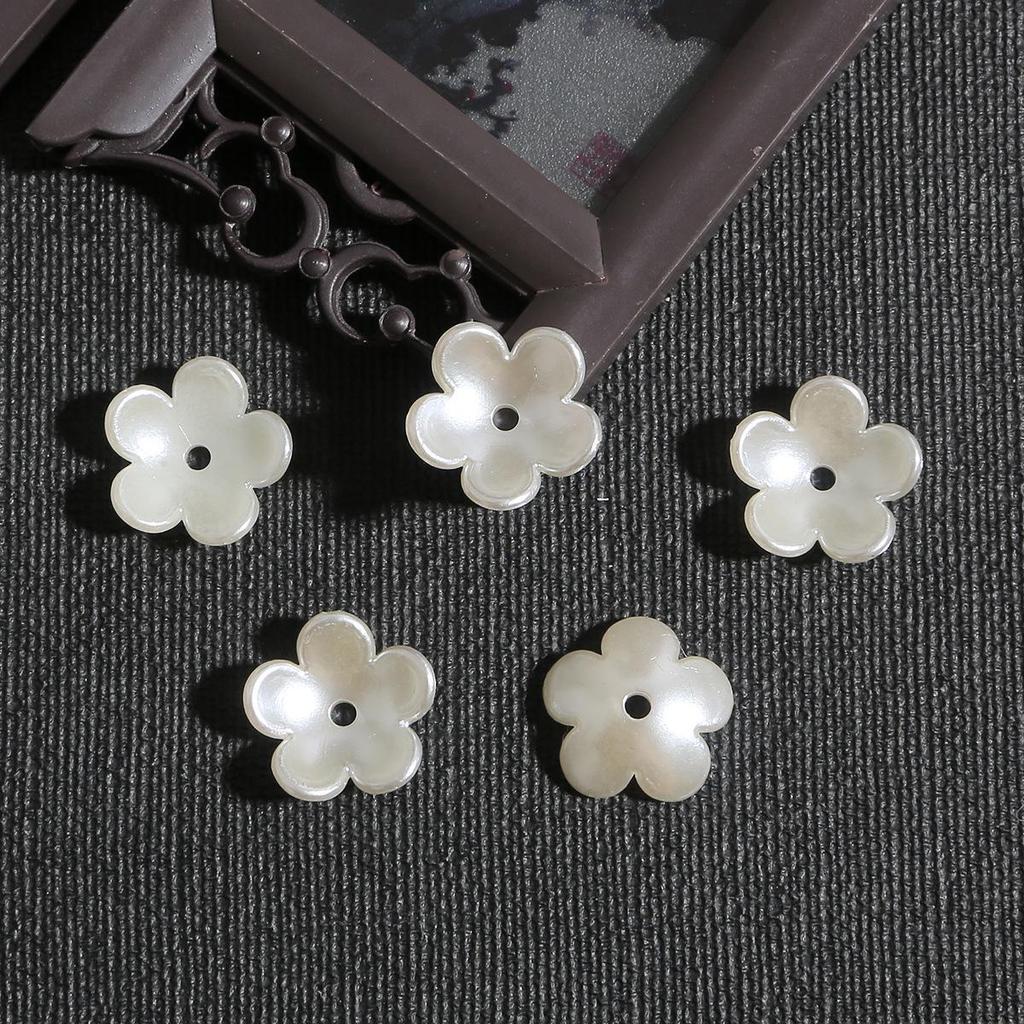 DIY sada dětských vlasových doplňků: ABS perla, Akrylový květ, Lístky lilie a chryzantémy