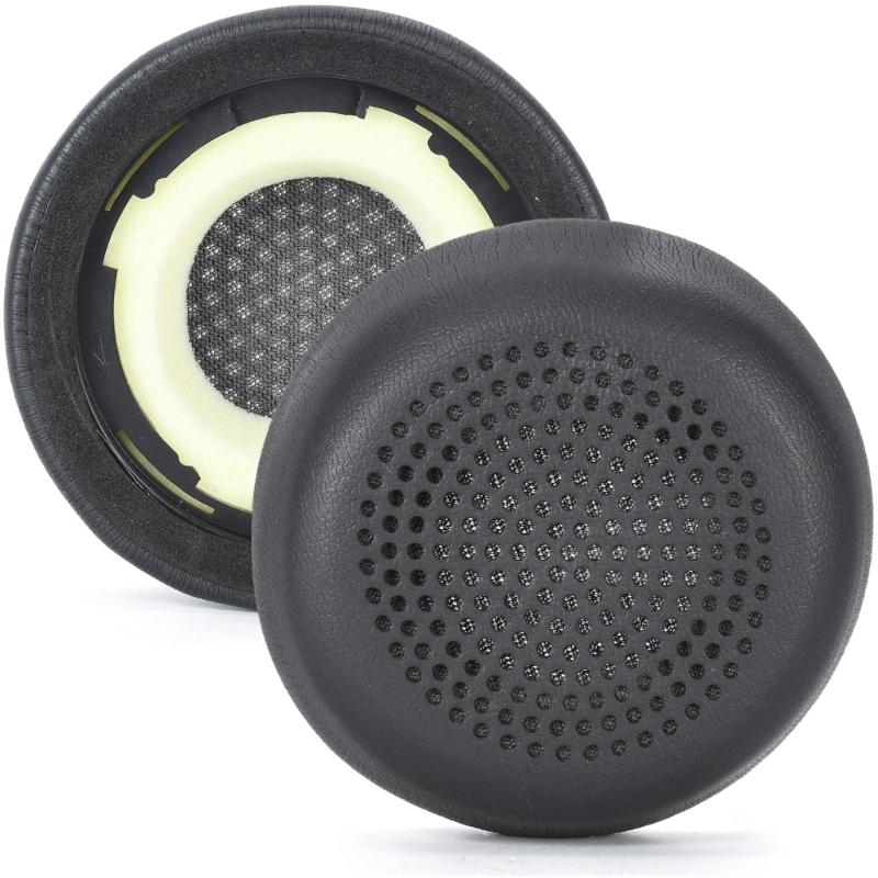 1Pair Ear Pad Replacement Protein Leather Earpads Ear Cushions Sponges Cover Earmuffs for Zone Headphones