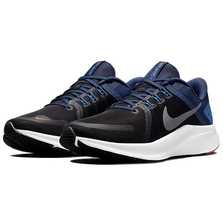Nike Quest 4 Black Midnight Navy Men Sneakers Hyper-Royal Light-Smoke-Grey DA1105-004