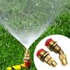 Garden Brass Atomizing Nozzle 1/2" 1/4" Adjustable Agriculture Irrigation Pesticide Spraying Sprinkler Head Cooling Mist Nozzle