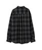 AREUBAN Pigment Smoke Check Shirt_Smoke Gray