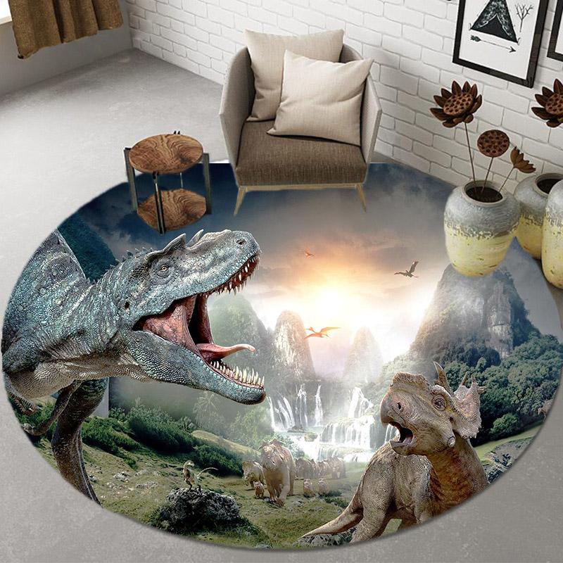 2023 new living room round carpet round chair mat door mat children bedroom living room home decoration round floor mat