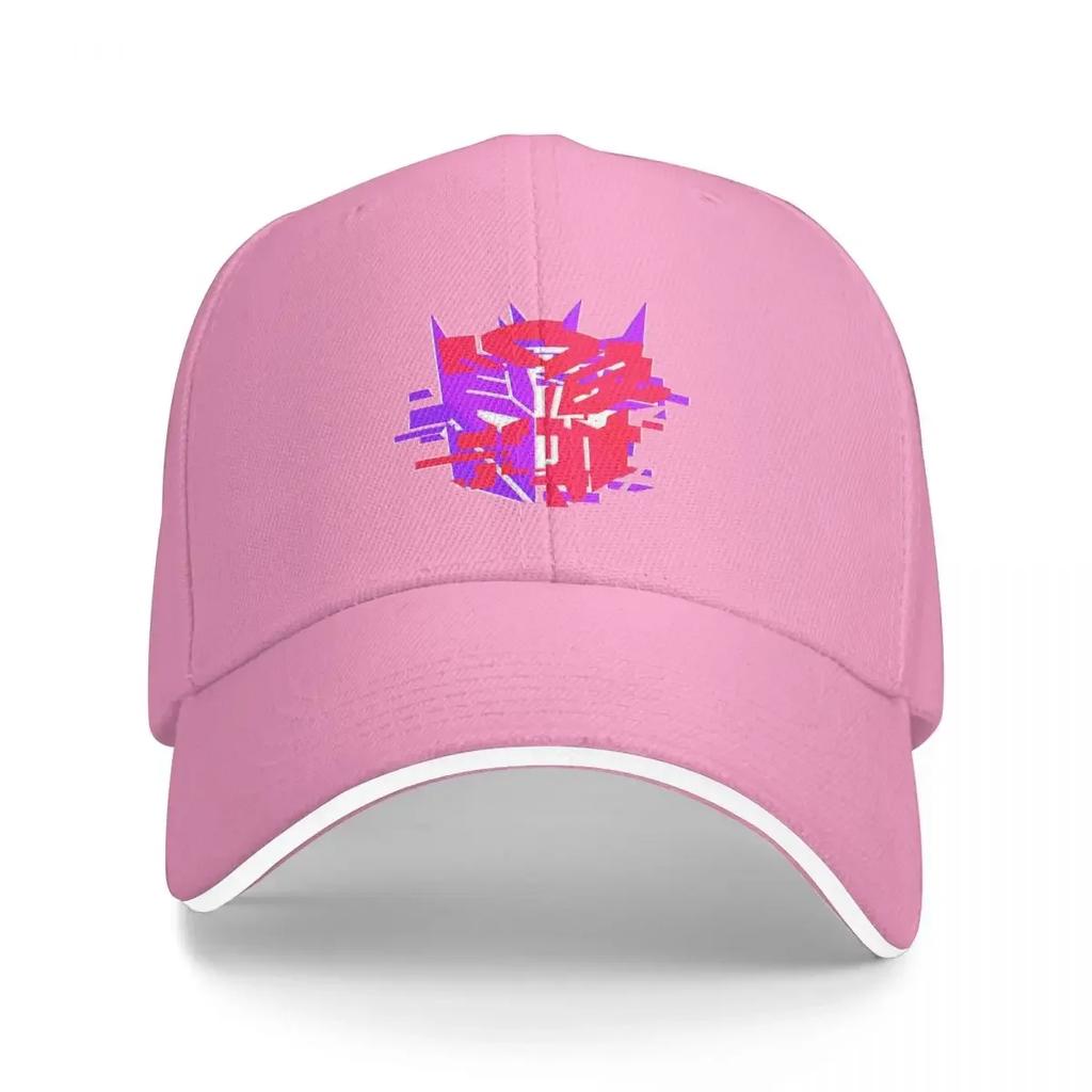 Double Badge Glitch (v) Cap Fashion Casual Baseball Caps Adjustable Hat Hip Hop Summer Unisex Baseball Hats
