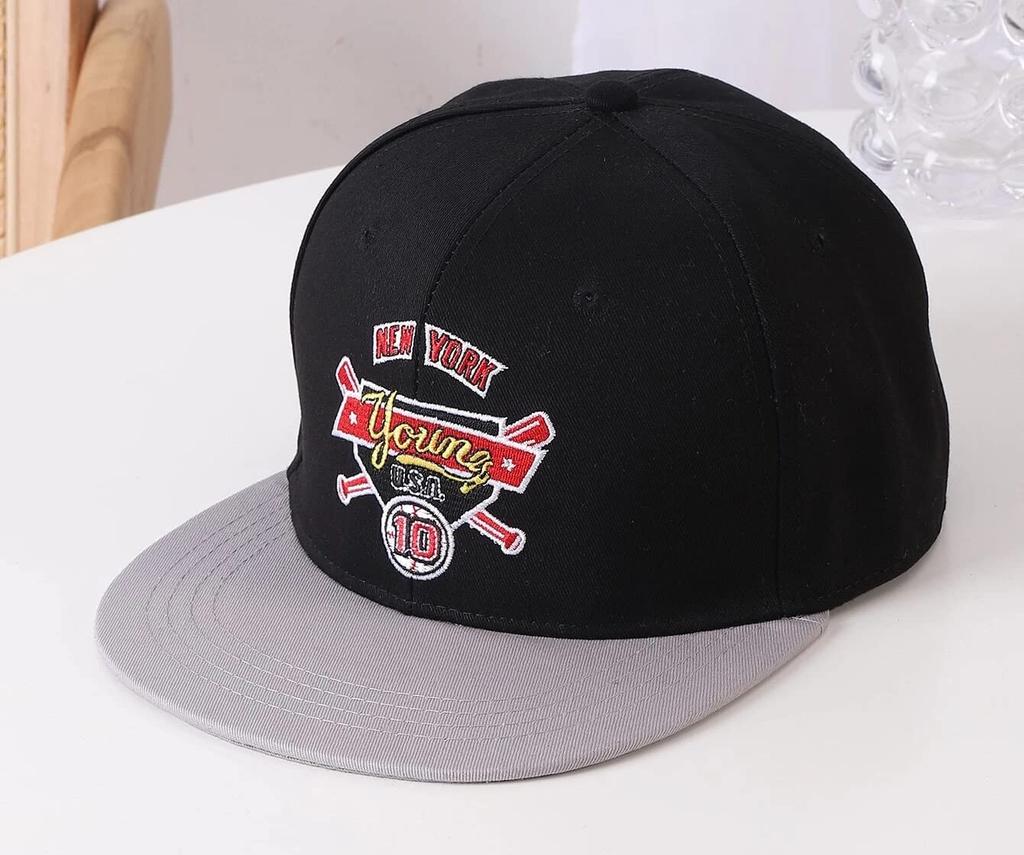 Sproutsy Men's Baseball Cap, Unisex, Flat Visor, Made in the USA, New York Young