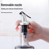 Leak-Proof Glass Oil and Vinegar Dispenser Bottle with No-Drip Seal