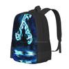 Bolsa com Padrão de Reflexos de Hellblade Mochila de Estudante Hellbladesenua