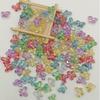 Mărgele Acrilice Fațetate Fluture Culoare Mixtă 18x14mm pentru Brățări și Coliere DIY