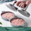 Non-Stick Manual Hamburger Press Mold for Kitchen Use