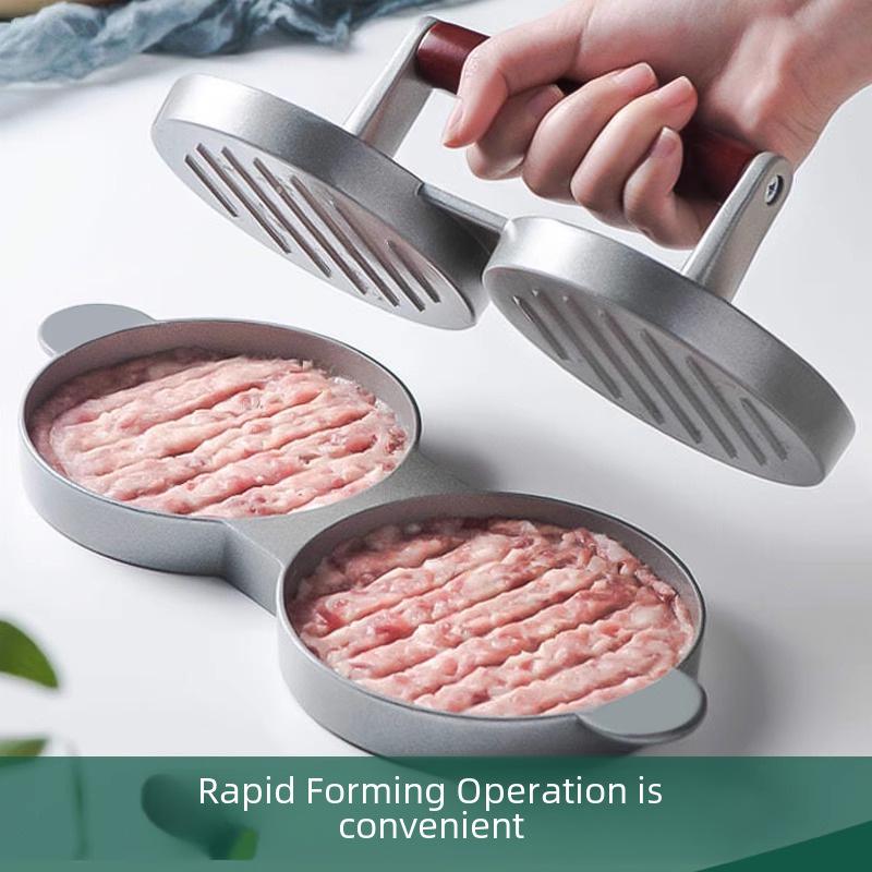 Non-Stick Manual Hamburger Press Mold for Kitchen Use
