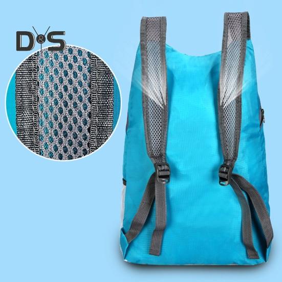 Outdoor Backpack Waterproof Foldable Lightweight Breathable Shoulder Strap Large Capacity Hiking Camping Trips Storage Bag