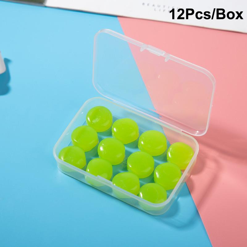 Силіконові беруші для сну Зменшення шуму Проти хропіння Звукоізоляція Беруші для плавання Водонепроникні Тихий сон