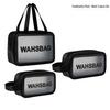 Clear PVC Waterproof Makeup & Toiletry Bag - Large Capacity Portable Organizer