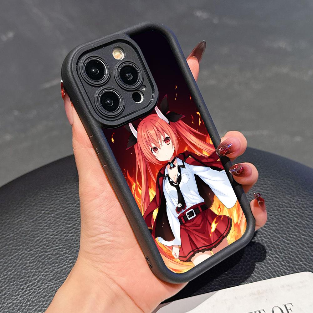 Date a Live Kotori Itsuka Thicken TPU Mobile Phone Case for iPhone 17 16 15 14 13 12 11 Air Pro Max Plus Colorful Cover