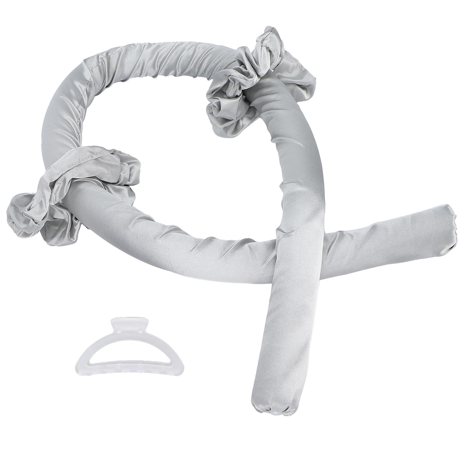 

Инструмент для завивки волос для сна своими руками, без нагрева, ролик для волос, без нагрева, бигуди для волос, повязка на голову, серый серый