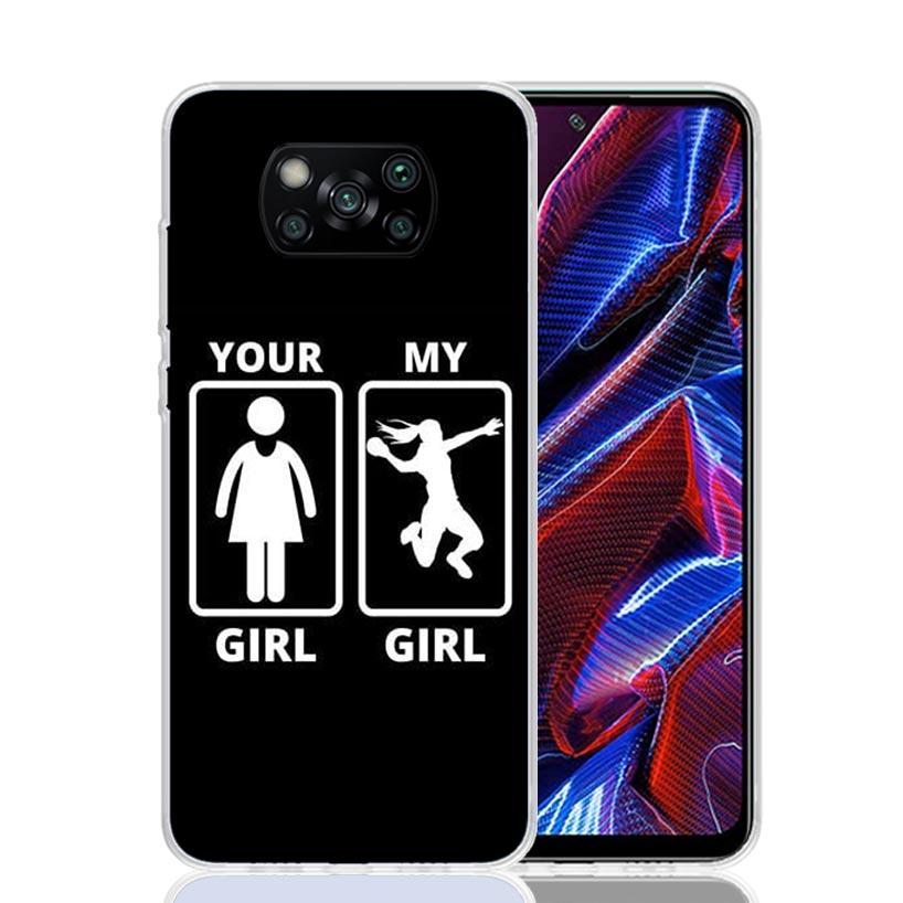 Handball Sport Phone Case For Xiaomi Poco X7 X6 X5 Pro F7 Ultra Redmi 15C 15 13 13C 12 12C 10 10A 10C 9 9A 9C 9T Cover Poco X7 X