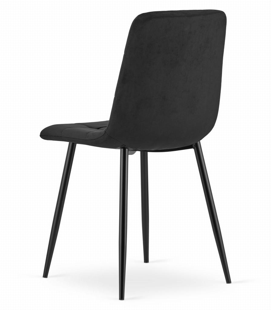 KARA chair - black velvet x 2