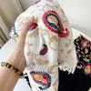 New Arrivals Embroidered Cashmere Scarf Warm Scarf Scarf Cashew Nut Embroidered Scarf Cashmere Scarf Women