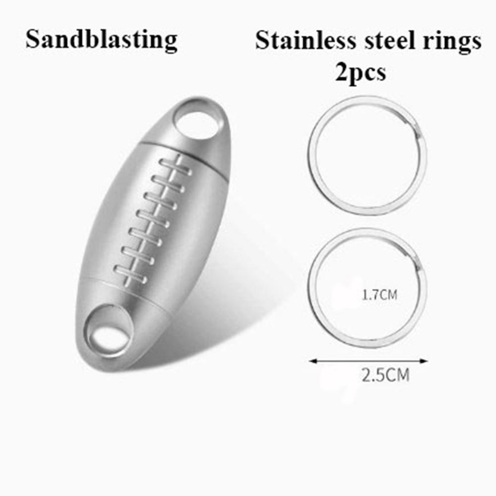 

Портативний брелок з титанового сплаву з обертанням на 360° для автомобільних ключів, EDC брелок, маленький вуличний інструмент 2