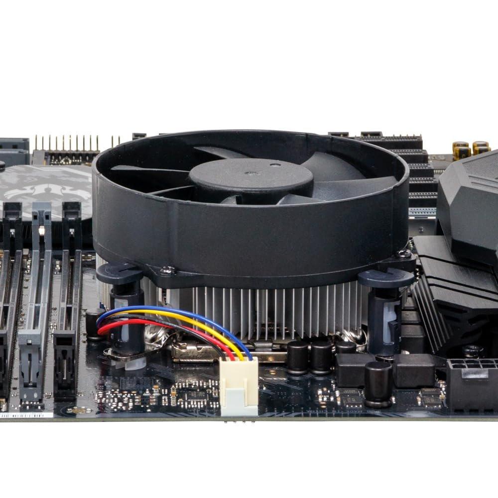 AINEX Push-Pin CPU Cooler for Intel LGA115x/1200 Low Profile Aluminum Heatsink 95mm PWM Fan NI01LP-9225SP