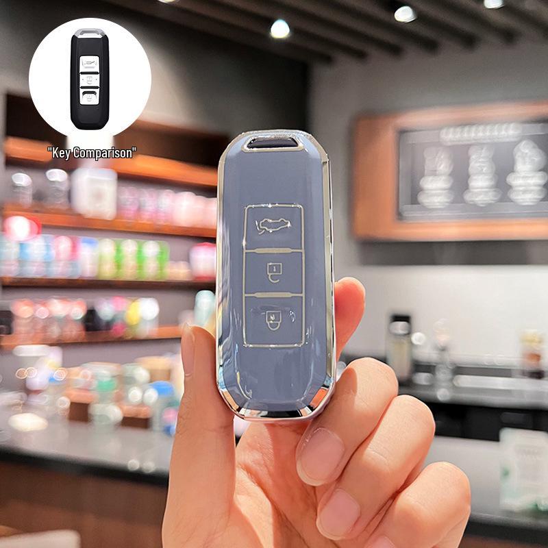 Baojun 560/530/510/730/310w/E100/E200 Car Key Cover - Protective Case with Buckle for Men & Women