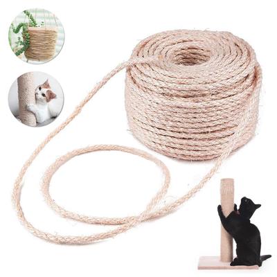 Sisal Rope for Cat Scratching Post Cat Tree Natural Sisal Rope 6mm Accessories for Home DIY