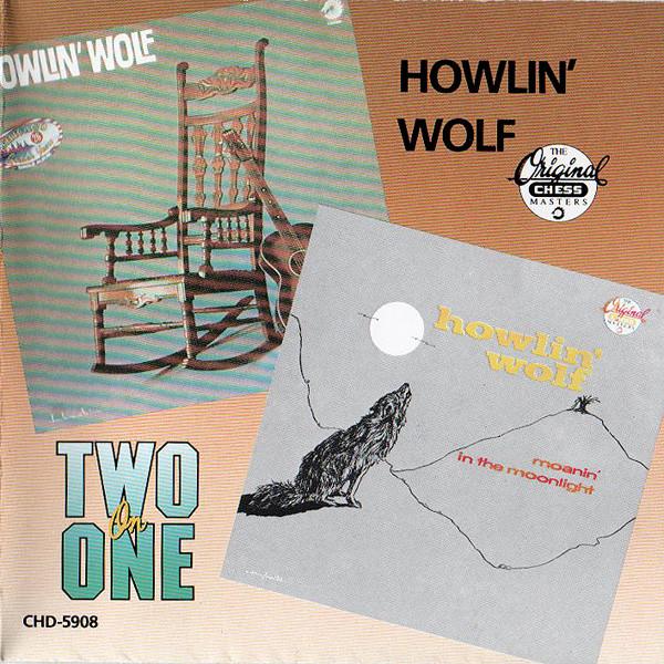 

CD HOWLIN WOLF - Moanin in the Moonlight & Howlin Wo CHD5908 MCA Records US Rock Used