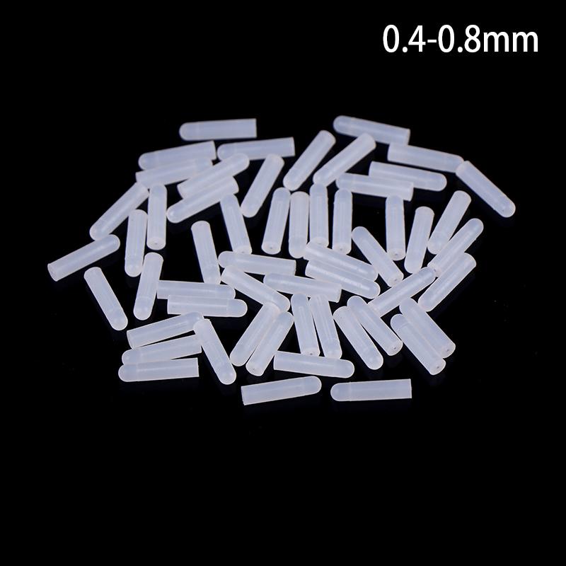 50pcs Dispensing Needle Protective Cover Silicone Needle Protective Cover Electronic Accessories Syringe Needle Silicone Cap