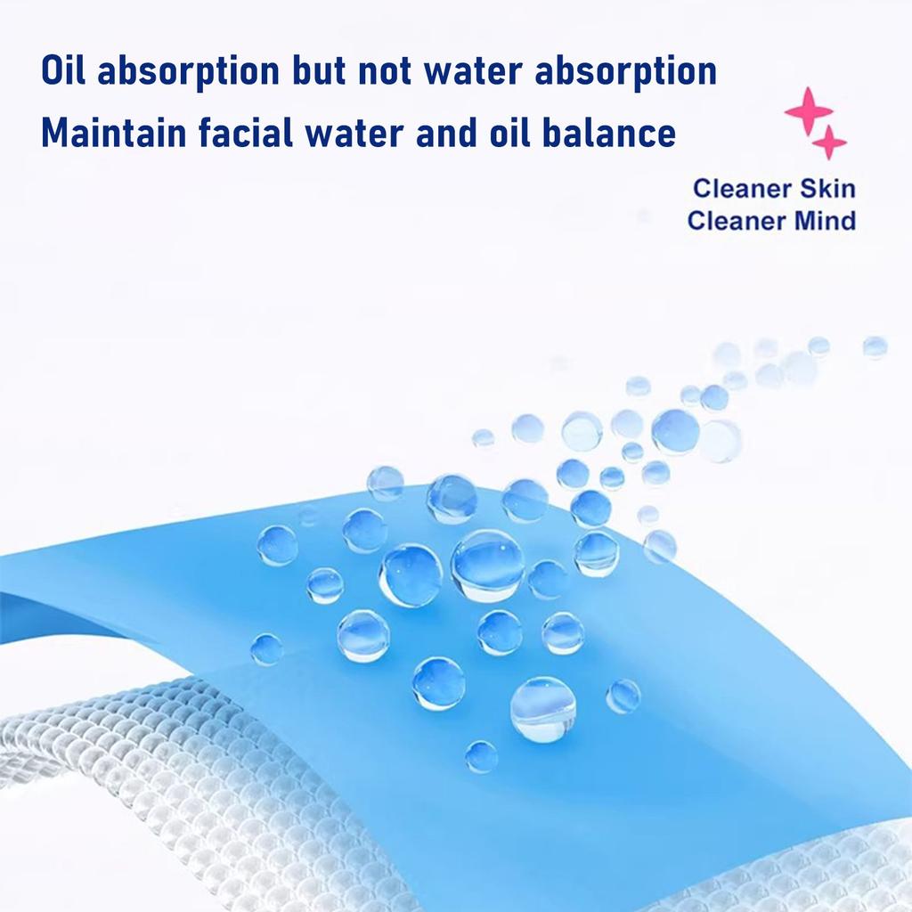 Ölabsorbierendes Papier absorbiert überschüssiges Öl im Gesicht, reduziert Fettigkeit und verleiht einen erfrischten Teint, um Ihnen zu helfen, ein angenehmes 100-teiliges Set zu erhalten.