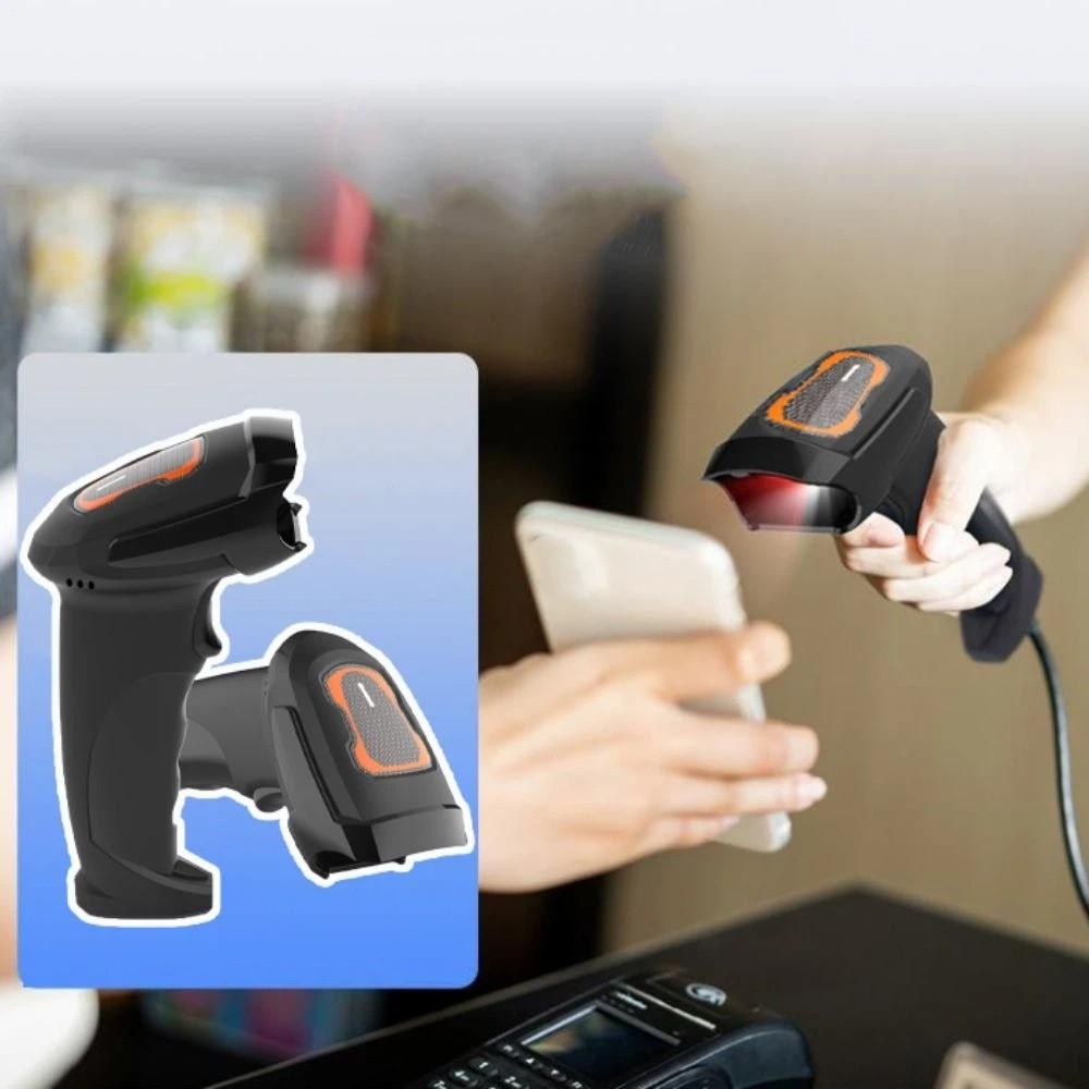 1.8Meter Data Cable 2D Barcode Scanner Omni-directional QR Bar Code Reader  Market