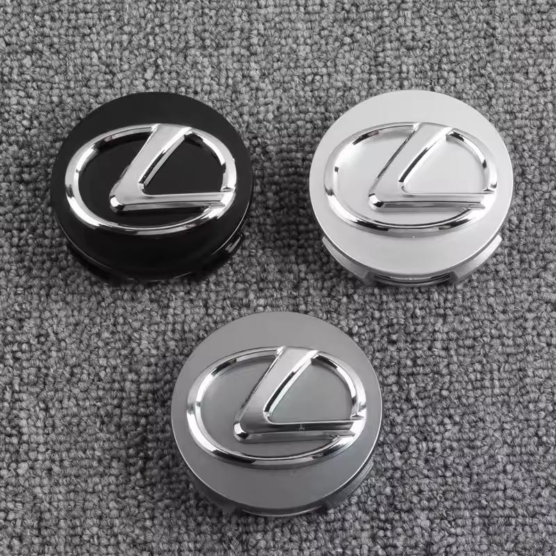 4Pcs Car Wheel Center Hub Caps Cover Accessories For Lexus F SPORT GS GX IS LS LX CT LC RC LBX NX RX 350h 450h ES UX 300e GX460