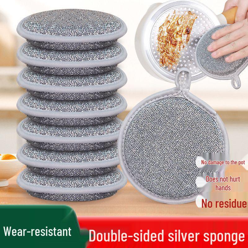 4-Pack Double-Sided Oil-Absorbing Kitchen Sponge Brush