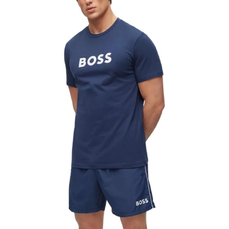 Hugo Boss logo-print T-shirt 50491706-413