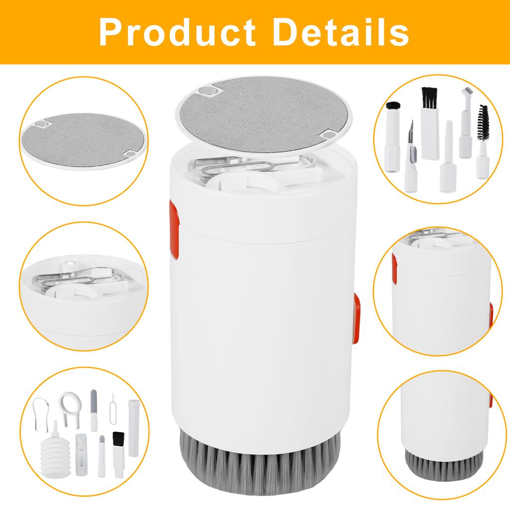 20-in-1 Cleaner Kit Keyboard Pen Screen Cleaning Tools Computer Earphones Brush Puller Multifunctional Brush Dust Remove Kit