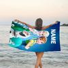 1pc Frozen12 Beach Towel with Custom Name, Beach/Swimming/Bath/Picnic/Camping Towel, Suitable for Seaside Beaches