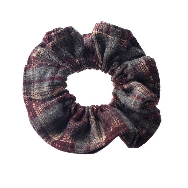 Maillard Handmade Plaid Hair Tie: Elegant & Versatile Headband for Women