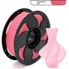 1 kg Hedvábné Duhové Pla Filament 1,75 mm Lesklý Vícebarevný Filament pro 3D Tiskárnu Rychlá Změna Barvy +/-0,03 mm 1 kg Cívka