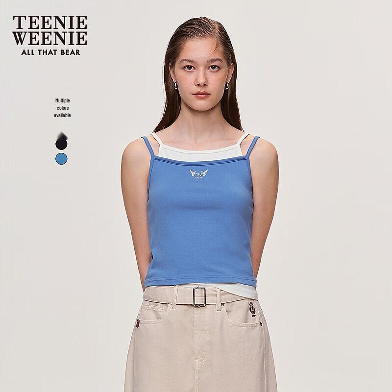 Teenie Weenie Bear Women s Layered Contrast Sleeveless Top 165/M