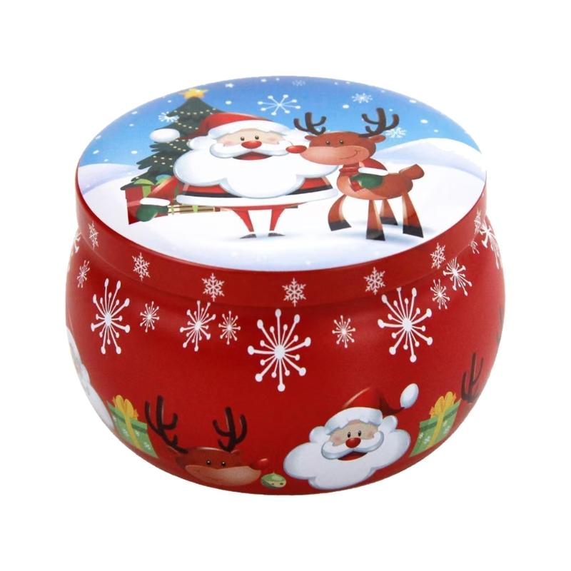 Christmas Soys Wax Candle Home Decoration For Festival Parties 30Hrs Fragrant Burn Aromatherapies Candle