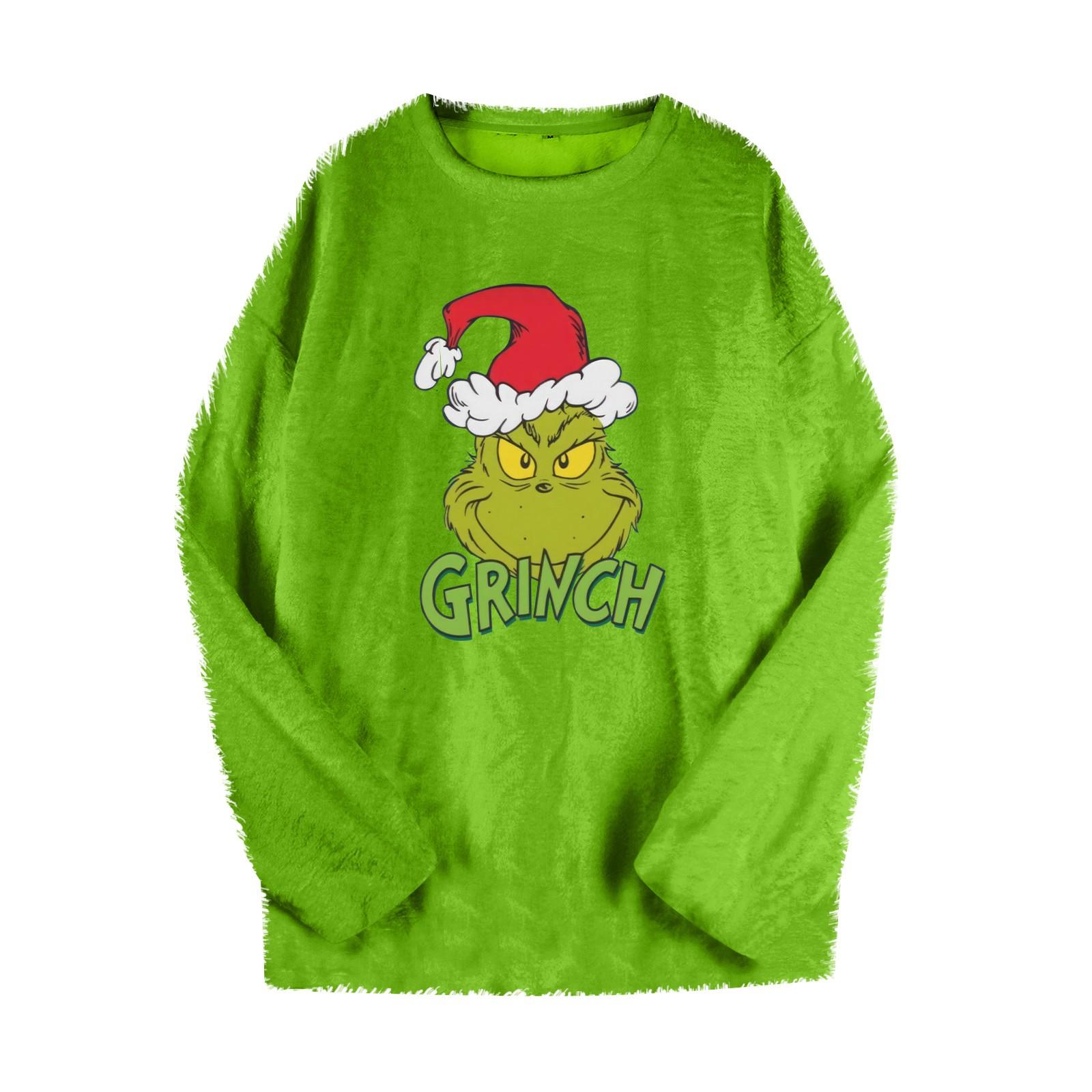 

Женская мода зимние принтованные длинные рукава женские пижамы топы XXL