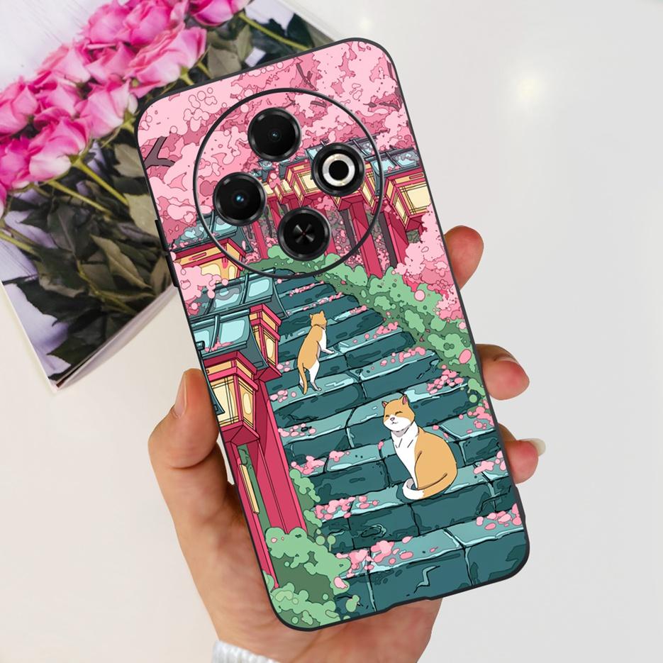 For Tecno Spark 30C 4G Case kl5 kl5n Stylish Painted Cover Shockproof Phone Case For Tecno Spark 30C Spark30C 4G Soft TPU Fundas